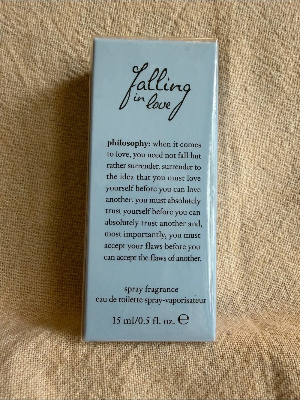 NIB ~ Philosophy Falling in Love Spray Fragrance   .05 oz